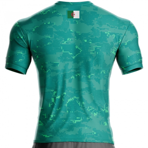 Algeria white football jersey GQS-02 to support unitif.com