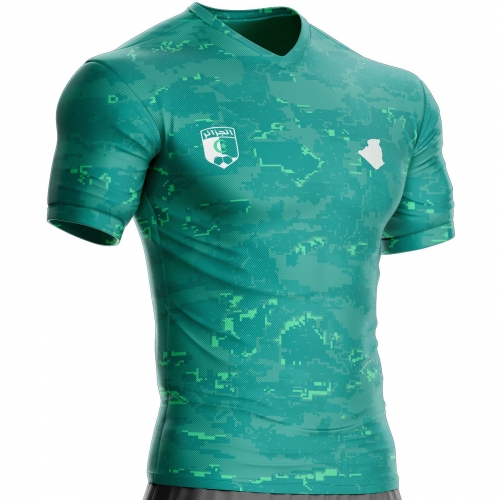 Algeria white football jersey GQS-02 to support unitif.com