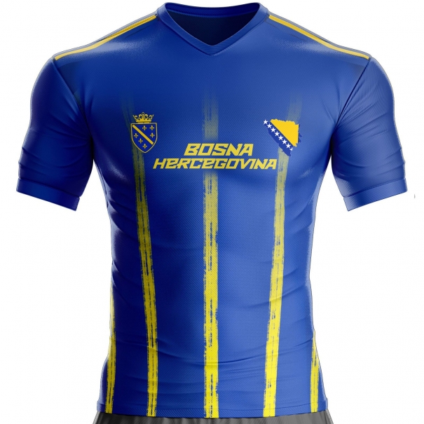 Camiseta de fútbol de Bosnia y Herzegovina BSN-96 unitif.com