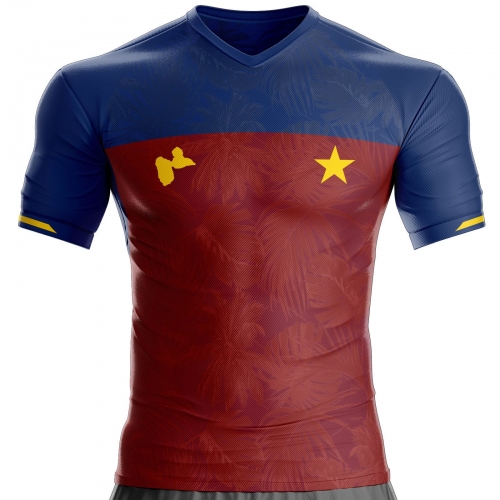 Guadeloupe football jersey GD-88 to support unitif.com