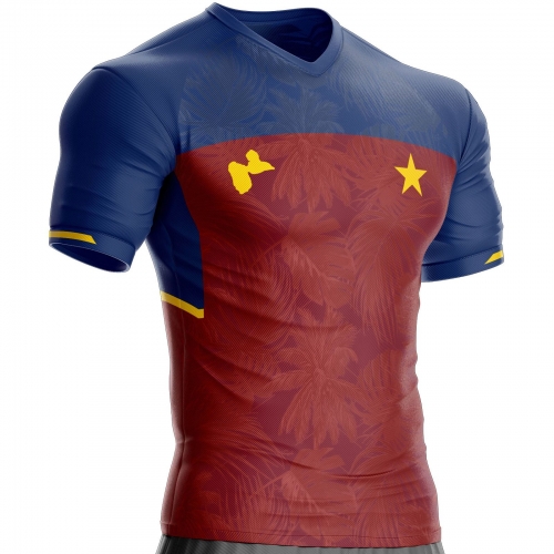Guadeloupe football jersey GD-88 to support unitif.com