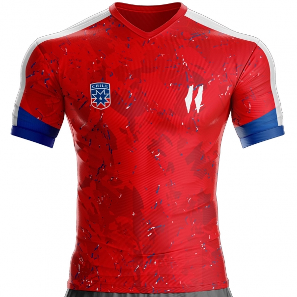 Maglia da calcio Cile Palestina PL-37 unitif.com