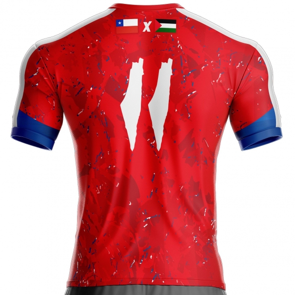 Chile Palestine football jersey PL-37 unitif.com