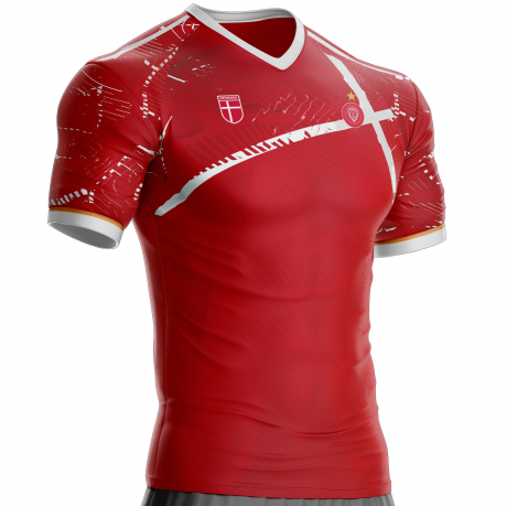 Camiseta de fútbol de Dinamarca DK-44 para seguidores unitif.com