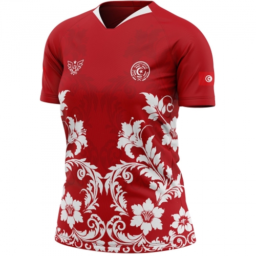 Tunisia women's football jersey TN-77 unitif.com