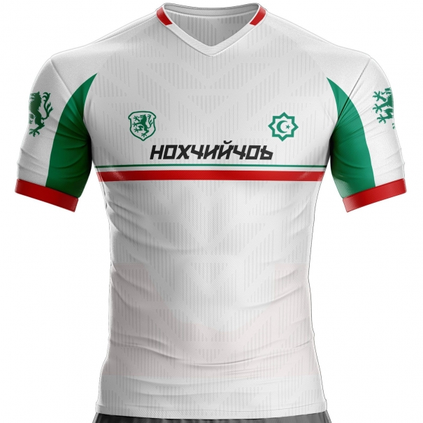 Maglia da calcio maschile della Cecenia CH-98 unitif.com
