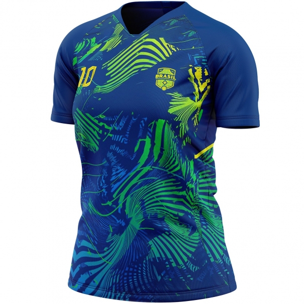 Brazil women's football jersey BR-441 unitif.com