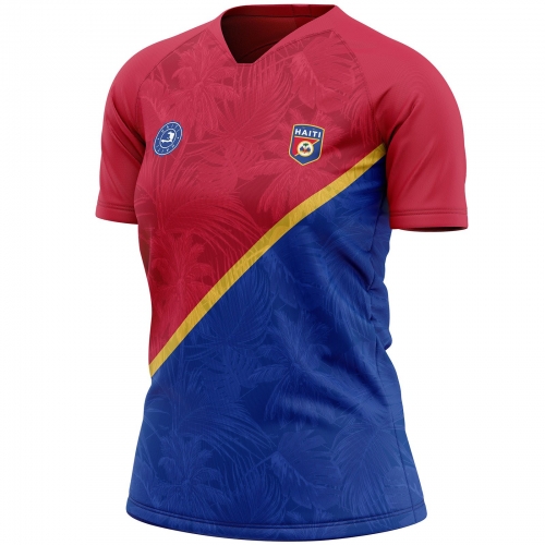Maglia da calcio femminile Haiti HT-64 unitif.com