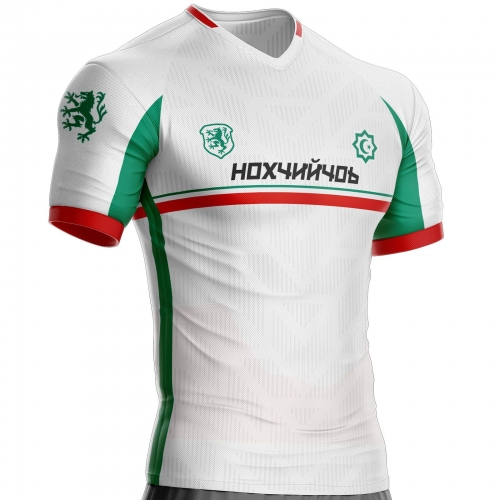 Maglia da calcio maschile della Cecenia CH-98 unitif.com