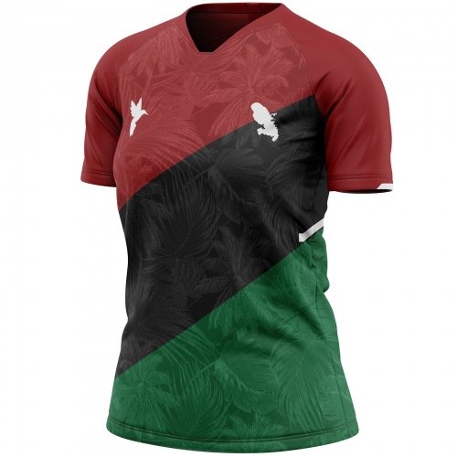 Martinique women's football jersey MT-972 to support unitif.com