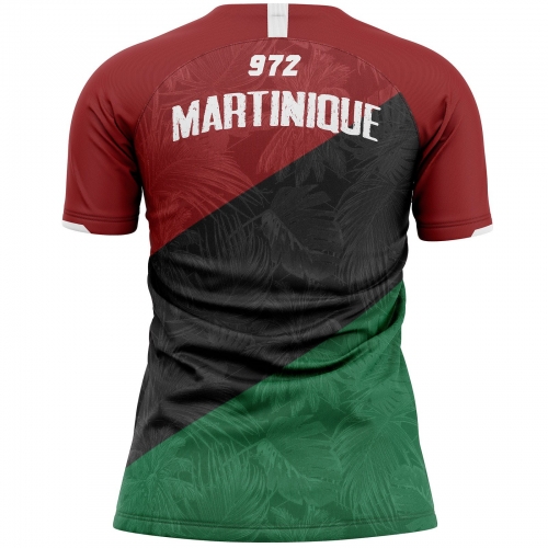 Martinique women's football jersey MT-972 to support unitif.com