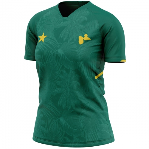 Guadeloupe women's football jersey GD-971 to support unitif.com