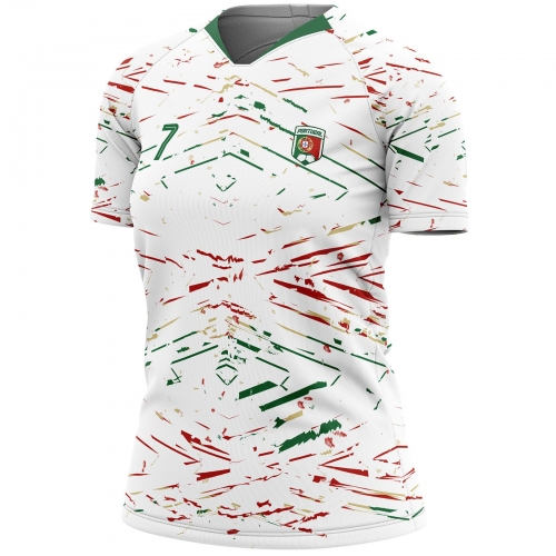Portugal women's football jersey PT-104 unitif.com