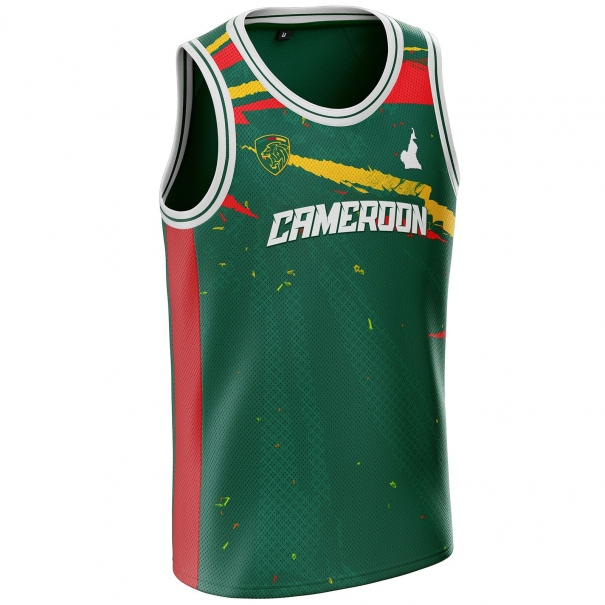Cameroon basketball jersey CM-68 unitif.com