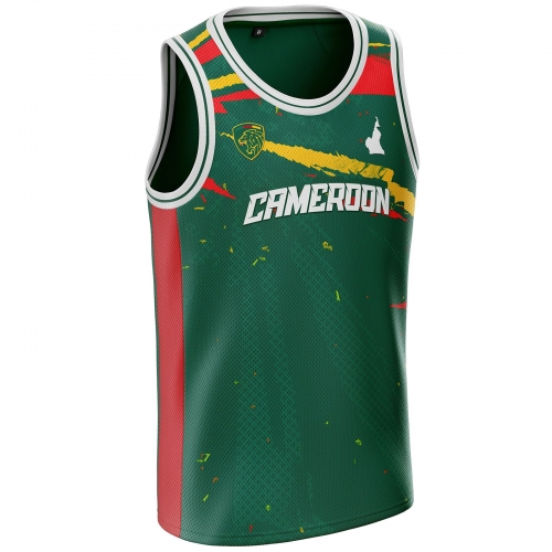Cameroon basketball jersey CM-68 unitif.com