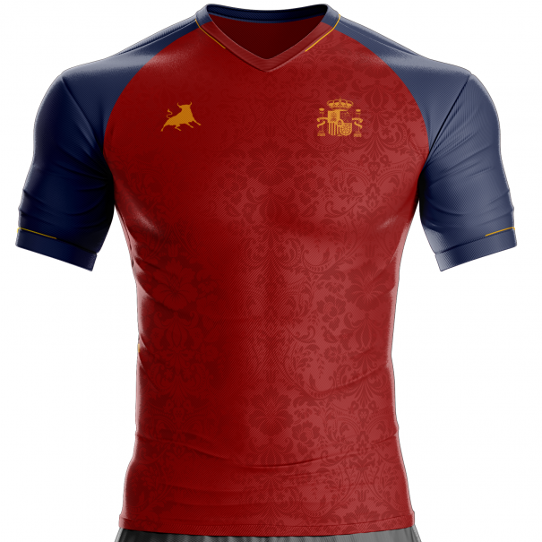 Spanien fotbollströja ES-11 att stödja unitif.com