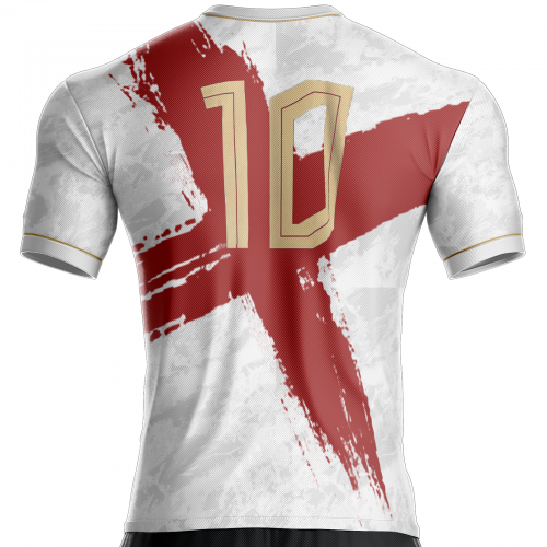 Camiseta de fútbol de Inglaterra AG-63 para seguidores Unitif.com