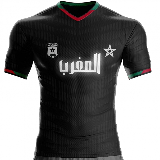 Camiseta de fútbol de Marruecos EDICIÓN LIMITADA Reflectante personalizable unitif.com