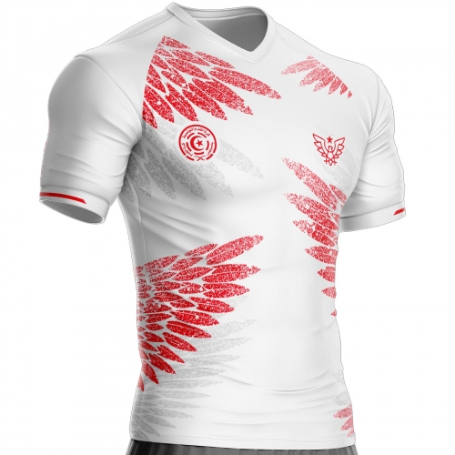 Tunisia football jersey TN-38 customizable unitif.com