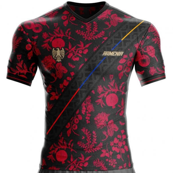 Maglia da calcio dell'Armenia AR-55 unitif.com