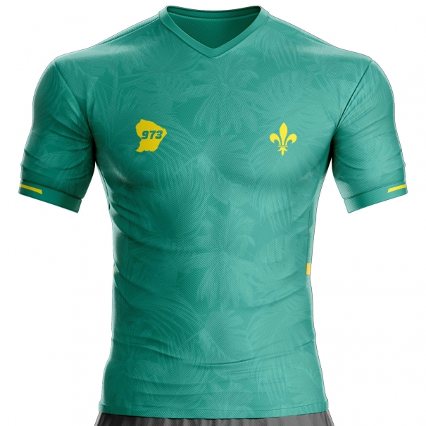 Maillot Guyane football 973 pour supporter unitif.com