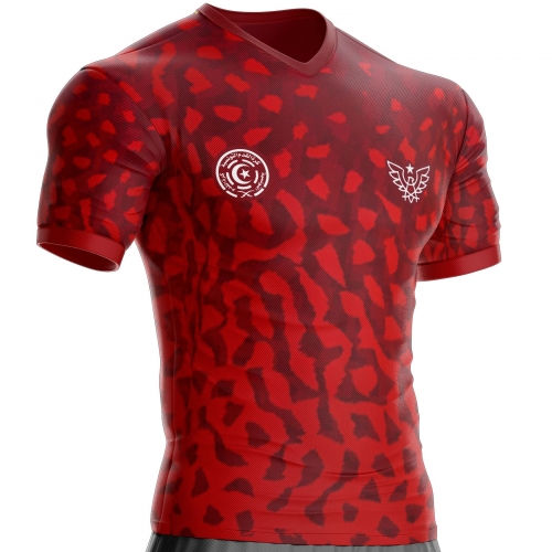 Maglia da calcio tunisina TN-63 per sostenere unitif.com