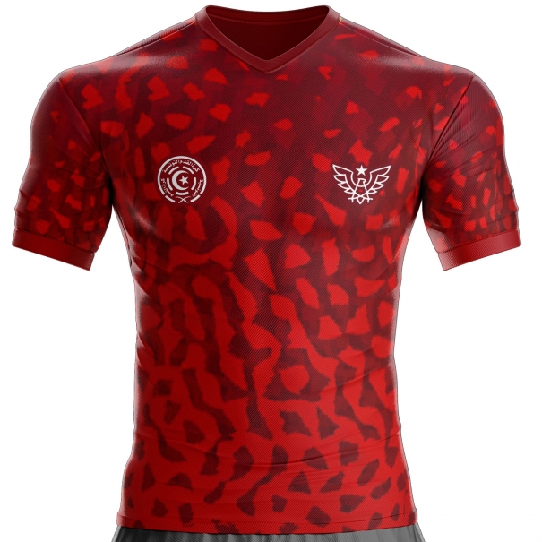 Maglia da calcio tunisina TN-63 per sostenere unitif.com