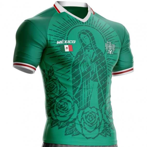 Mexico vintage football jersey MX-663 unitif.com