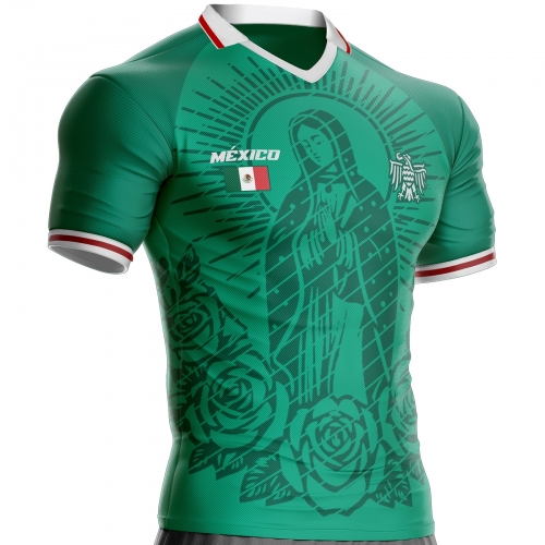 Mexico vintage football jersey MX-663 unitif.com