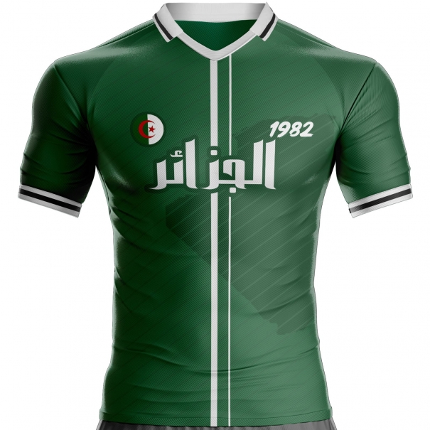 Maillot Algerie vintage football AG-1982 unitif.com