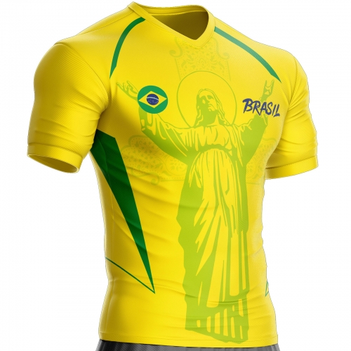 Brazil Football Jersey Jesus Christ the Redeemer Special Edition unitif.com
