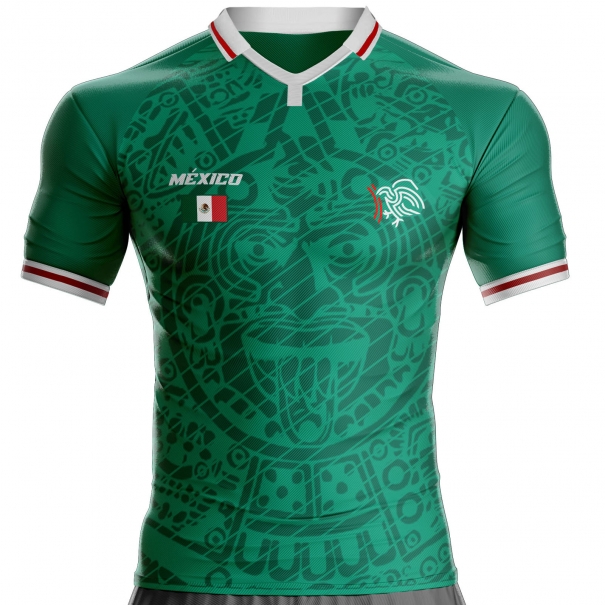 Maglia da calcio vintage del Messico MX-923 unitif.com