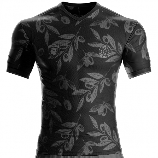 Korsika-Fußballtrikot „Korsika – Insel der Schönheit“ CR-414 unitif.com