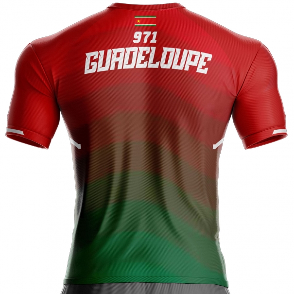 Guadeloupe vintage football jersey GP-655 unitif.com