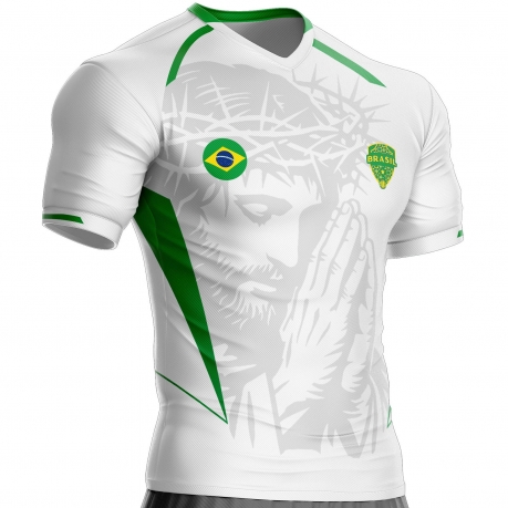 Maillot Brésil football NG-104 Jésus Edition spéciale unitif.com