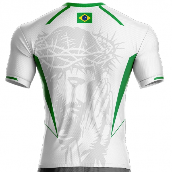 Brasilien Fußballtrikot NG-104 „Jesus“ Sonderausgabe unitif.com