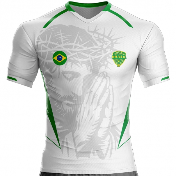 Camiseta de fútbol de Brasil NG-104 Jesús Edición especial unitif.com