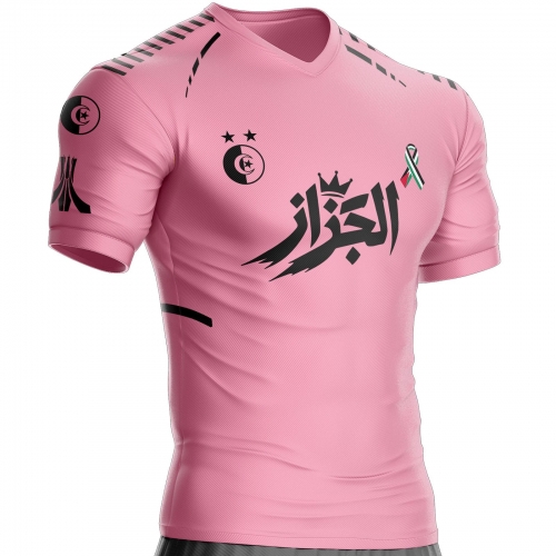 Algeria pink football jersey AG-28 unitif.com