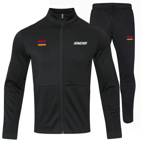 Armenia AR-374 tracksuit jacket and black pants unitif.com