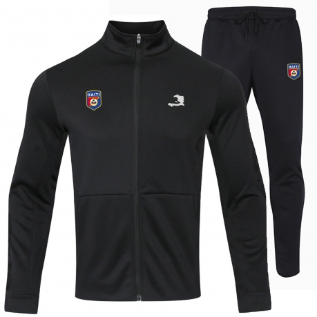 Chaqueta deportiva y pantalón negro Haitie HT-509 unitif.com