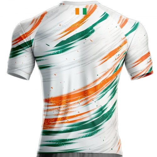 Elfenbeinküste-Fußballtrikot CI-810 für Fans unitif.com