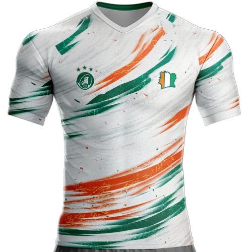 Maglia da calcio della Costa d'Avorio CI-810 per tifosi unitif.com