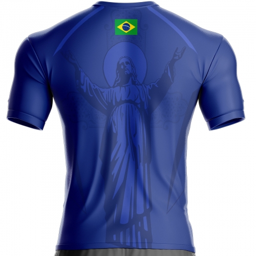 Brasil fotballdrakt Jesus Christ the Redeemer spesialutgave unitif.com