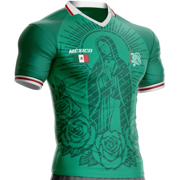 Maglia da calcio vintage del Messico MX-663 unitif.com