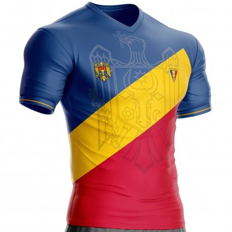 Moldova football jersey Land of the Codres MD-88 unitif.com