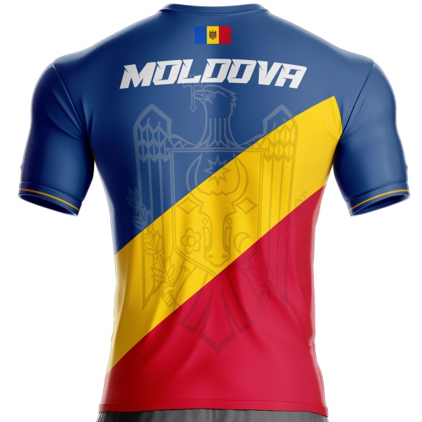 Maglia da calcio Moldavia Terra dei Codres MD-88 unitif.com