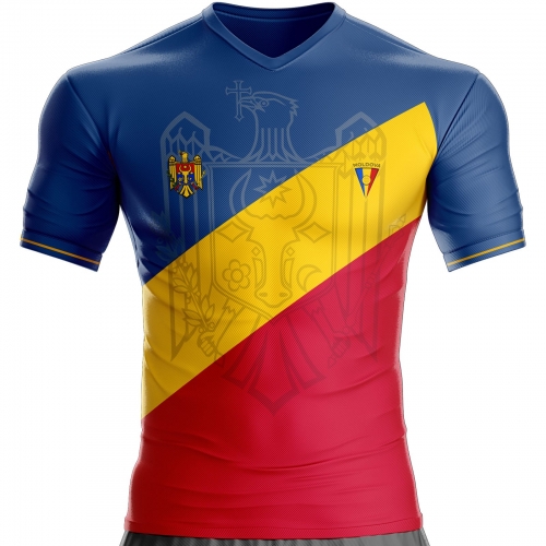 Camiseta de fútbol de Moldavia Tierra de los Codres MD-88 unitif.com