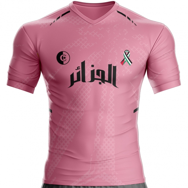 Maglia da calcio rosa dell'Algeria AG-28 unitif.com