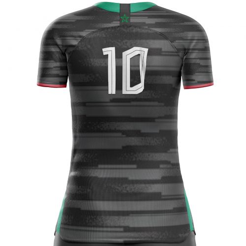 Camiseta de fútbol de Marruecos para mujer MC-411 para seguidores unitif.com