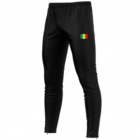 Senegal SG-57 black tracksuit bottoms unitif.com